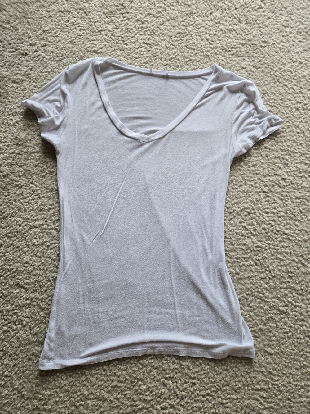 Classic Women's V-Neck Tee - White